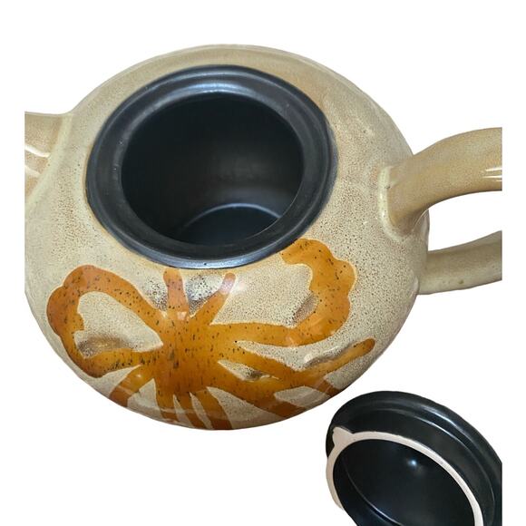 Discontinued Pier 1 Hand painted Kioko Stoneware Teapot 4 cups 9 pieces 2007 - Picture 4 of 6